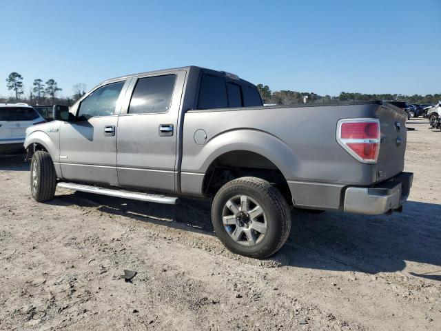 FORD F150 SUPER 2014 gray crew pic gas 1FTFW1CTXEKD30308 photo #3