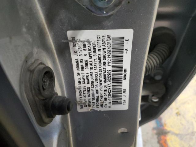 2018 HONDA CIVIC EX - 19XFC2F77JE022989