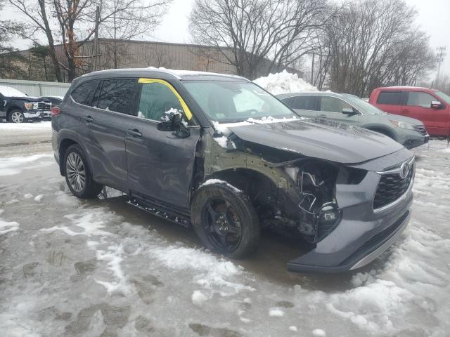 Vin: 5tdfzrbh4ms138036, lot: 44254025, toyota highlander platinum 20214