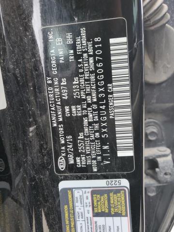 2016 KIA OPTIMA EX - 5XXGU4L3XGG067018
