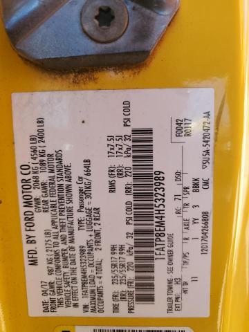 2017 FORD MUSTANG - 1FATP8EM4H5323989