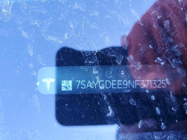 2022 TESLA MODEL Y - 7SAYGDEE9NF371325