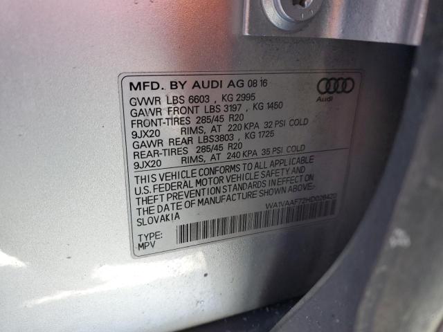 2017 AUDI Q7 PRESTIG - WA1VAAF72HD026420