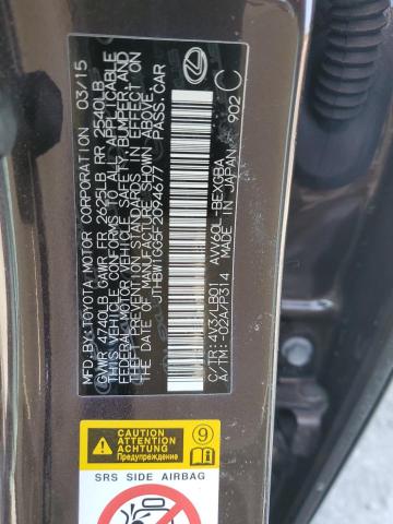 2015 LEXUS ES 300H JTHBW1GG5F2094677
