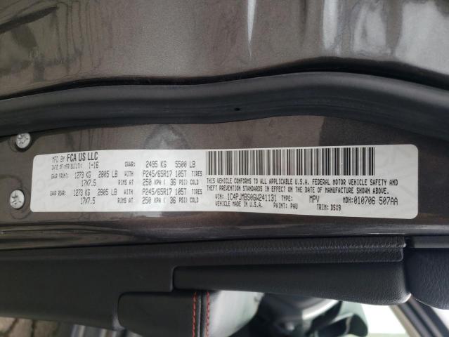 2016 JEEP CHEROKEE T - 1C4PJMBS0GW241131