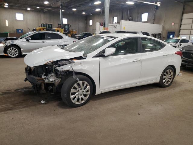 HYUNDAI ELANTRA GL 2012 white  gas 5NPDH4AE2CH067184 photo #1