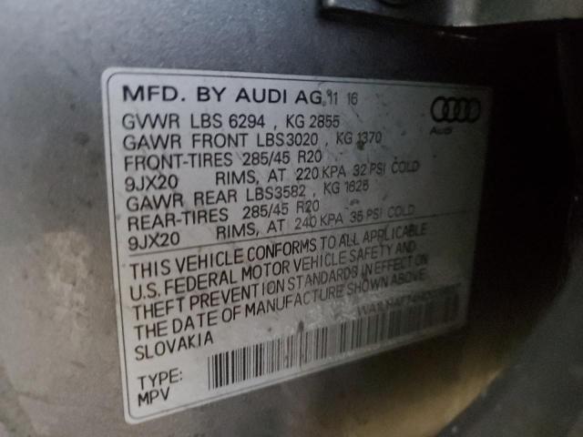 2017 AUDI Q7 PREMIUM - WA1LHAF74HD036837