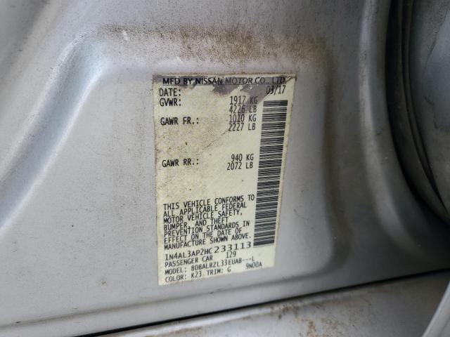 2017 NISSAN ALTIMA 2.5 - 1N4AL3AP2HC233113
