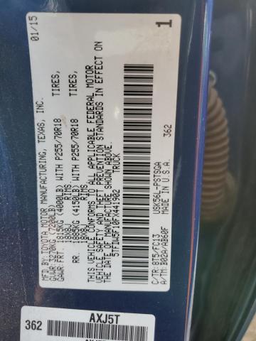 2015 TOYOTA TUNDRA CRE - 5TFDW5F10FX441902