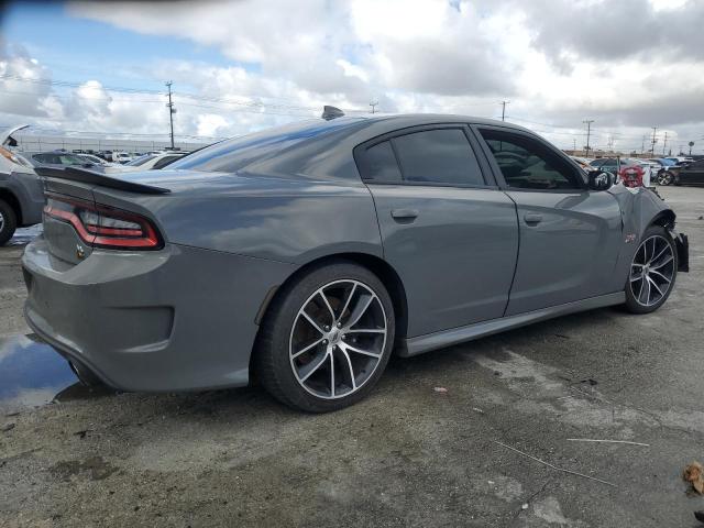 DODGE CHARGER R/ 2018 gray  gas 2C3CDXGJXJH313423 photo #4