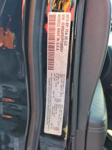 2023 DODGE DURANGO PU 1C4RDJFG7PC580247