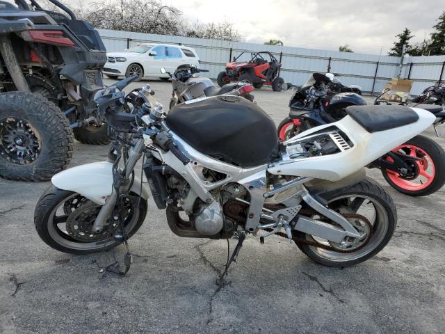 YAMAHA YZFR6 L 2002 white racer gas JYARJ04E82A020371 photo #4