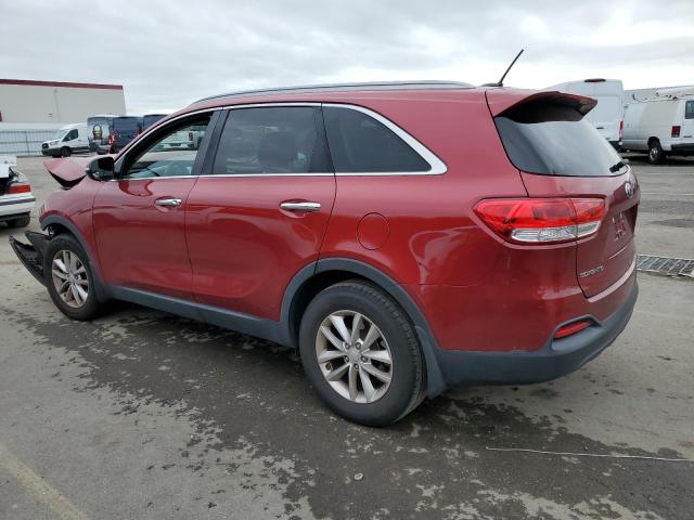 KIA SORENTO LX 2017 red  gas 5XYPG4A30HG197039 photo #3