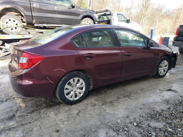 Vin: 19xfb2f59ce025171, lot: 46233145, honda civic lx 20123
