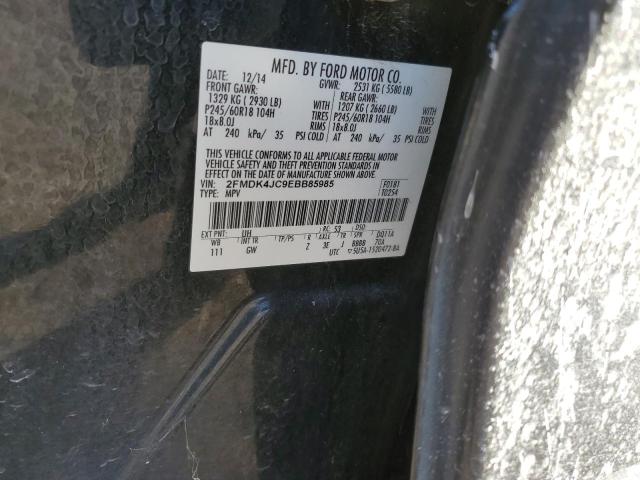2014 FORD EDGE SEL - 2FMDK4JC9EBB85985
