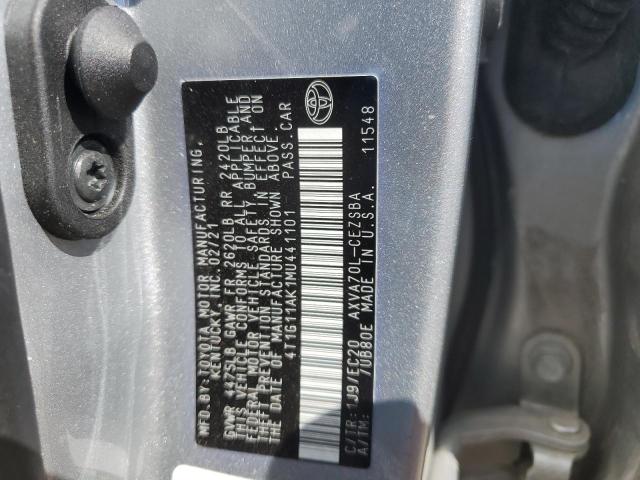 2021 TOYOTA CAMRY SE - 4T1G11AK1MU441101
