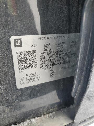 2019 GMC CANYON DEN 1GTG6EEN3K1348726