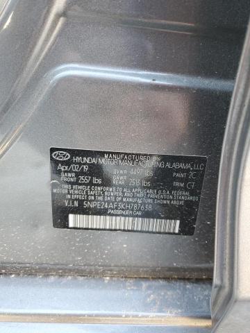 2019 HYUNDAI SONATA SE 5NPE24AF3KH787638