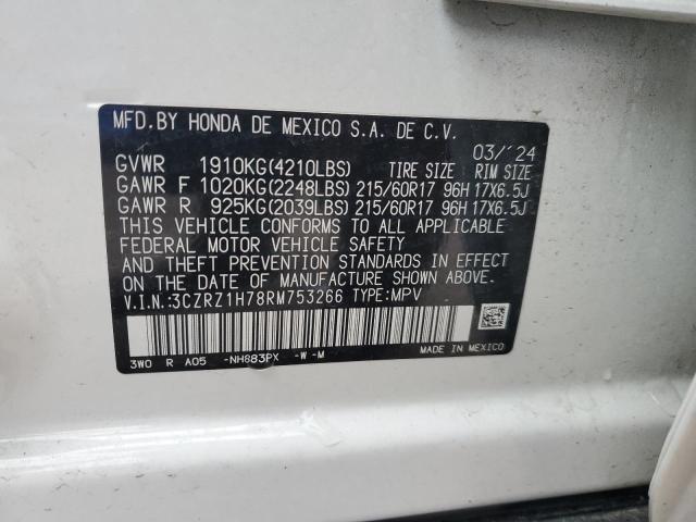 2024 HONDA HR-V EXL - 3CZRZ1H78RM753266