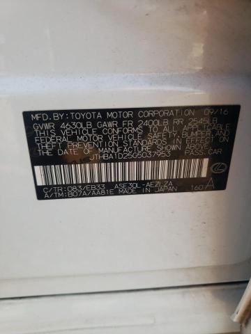 2016 LEXUS IS 200T - JTHBA1D25G5037953