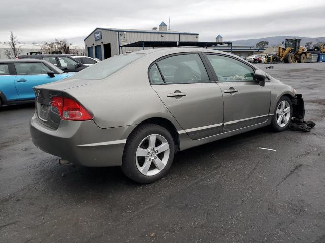 HONDA CIVIC EX 2007 gray sedan 4d gas 1HGFA16817L073477 photo #4