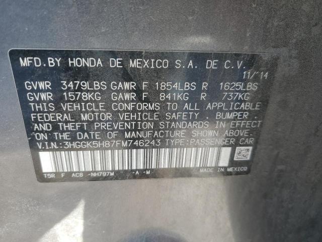 2015 HONDA FIT EX - 3HGGK5H87FM746243