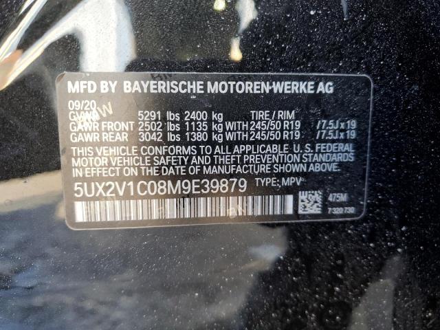 2021 BMW X4 XDRIVE3 - 5UX2V1C08M9E39879