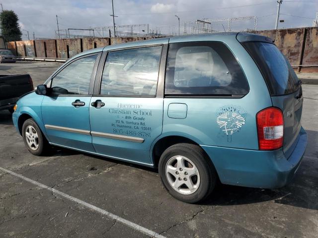 MAZDA MPV WAGON 2001 blue  gas JM3LW28G310175120 photo #3