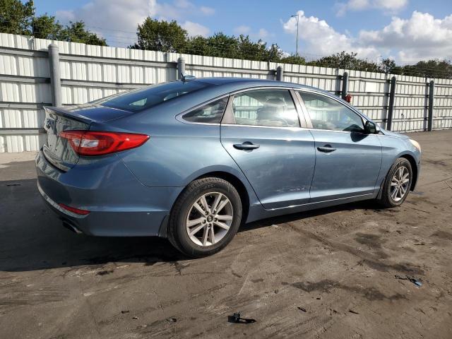 HYUNDAI SONATA SE 2015 blue  Gasoline 5NPE24AF9FH181413 photo #4