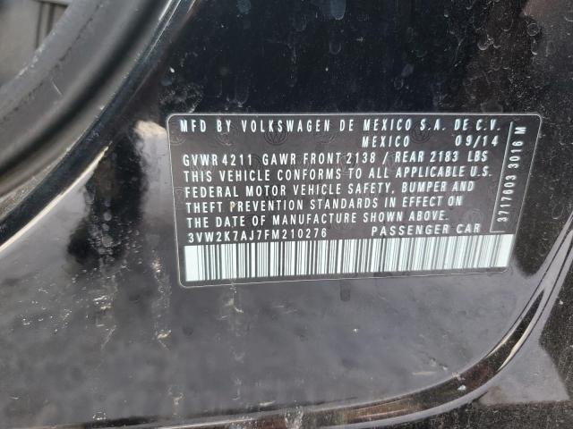 2015 VOLKSWAGEN JETTA BASE - 3VW2K7AJ7FM210276