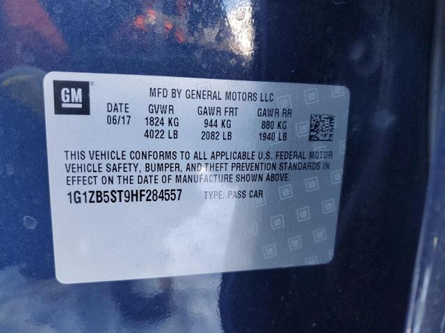 2017 CHEVROLET MALIBU LS - 1G1ZB5ST9HF284557
