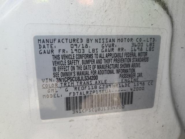 2018 NISSAN KICKS S - 3N1CP5CU8JL534200