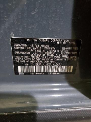 2024 SUBARU CROSSTREK - JF2GUADC2R8875500