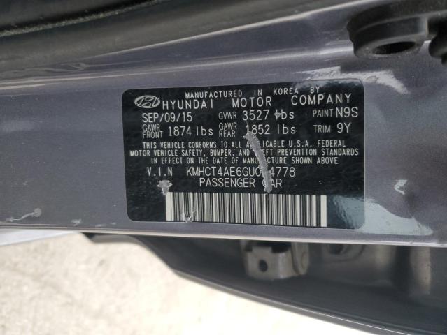 2016 HYUNDAI ACCENT SE - KMHCT4AE6GU014778