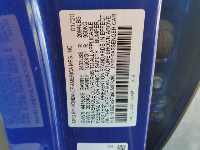 2020 HONDA ACCORD SPO - 1HGCV2F39LA009260