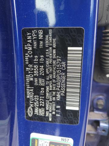 2023 HYUNDAI ELANTRA LI - KMHLP4AG9PU515797