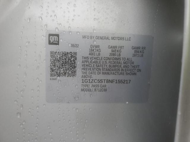 2022 CHEVROLET MALIBU LS - 1G1ZC5ST8NF155217