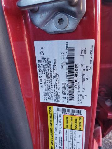2020 FORD FUSION SE - 3FA6P0LU9LR246494