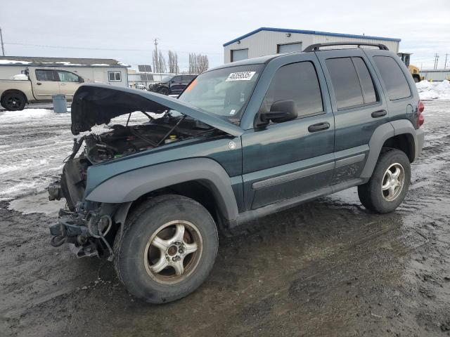 JEEP LIBERTY SP 2005 green  diesel 1J4GL48565W655534 photo #1