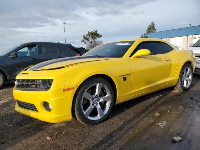 CHEVROLET CAMARO 2SS 2011 yellow coupe gas 2G1FT1EW5B9117689 photo #1