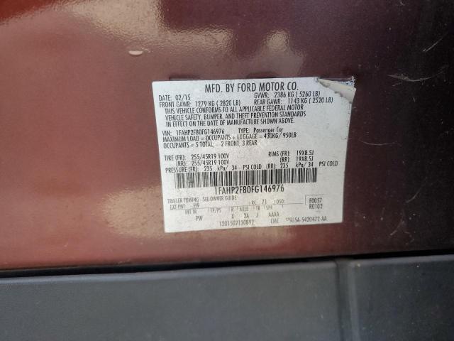 2015 FORD TAURUS LIM - 1FAHP2F80FG146976