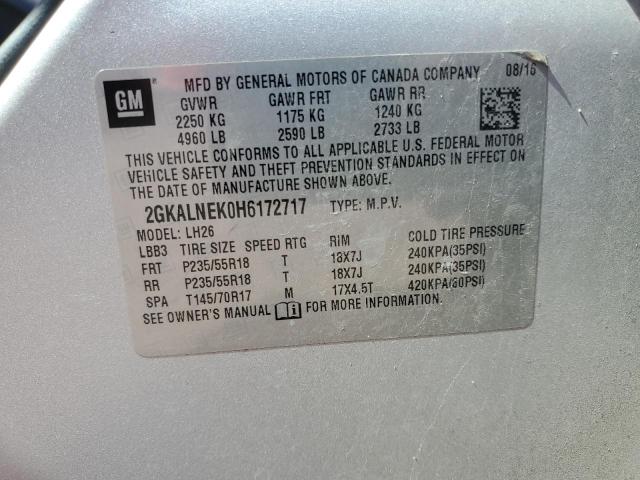 2017 GMC TERRAIN SL - 2GKALNEK0H6172717