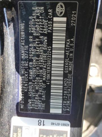 2016 TOYOTA AVALON XLE - 4T1BK1EB2GU232245