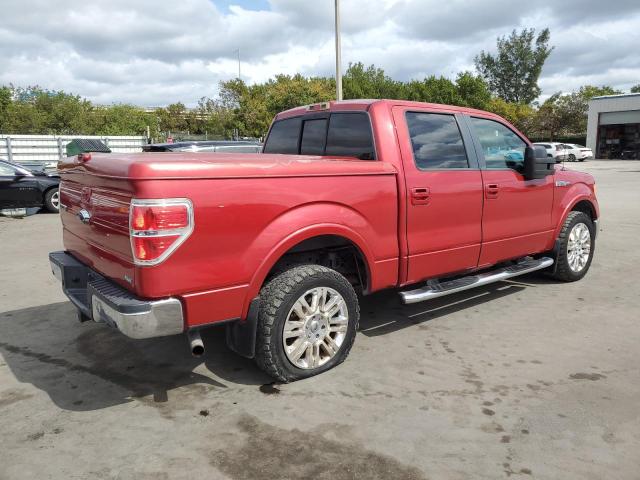 FORD F150 SUPER 2010 red crew pic flexible fuel 1FTFW1EV3AFB03589 photo #4