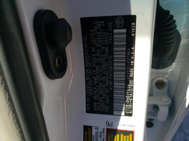 2017 TOYOTA CAMRY LE - 4T1BF1FK7HU810716