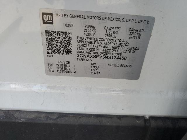 2022 CHEVROLET EQUINOX LS - 3GNAXSEV5NS174458