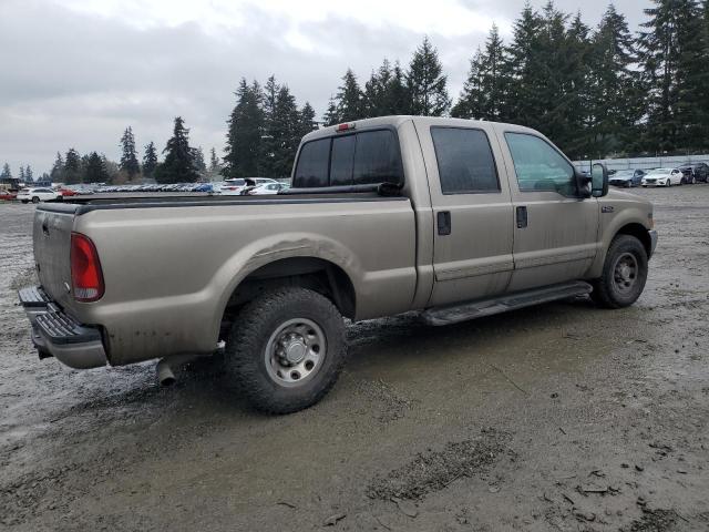 FORD F250 SUPER 2002 tan  gas 1FTNW20S62ED38381 photo #4