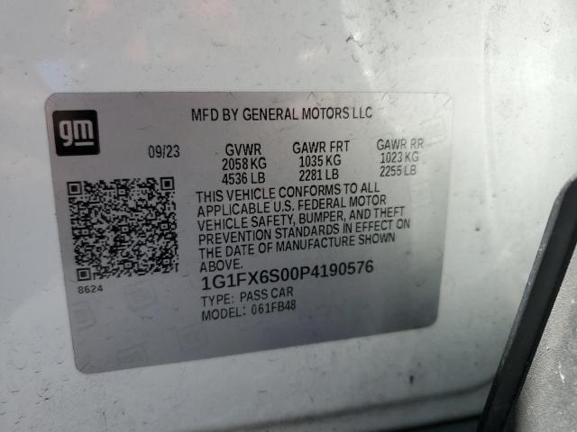 2023 CHEVROLET BOLT EV 2L - 1G1FX6S00P4190576