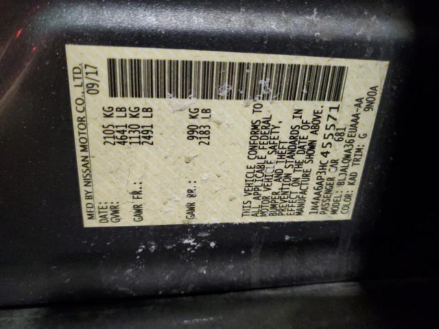 2017 NISSAN MAXIMA 3.5 - 1N4AA6AP3HC455571