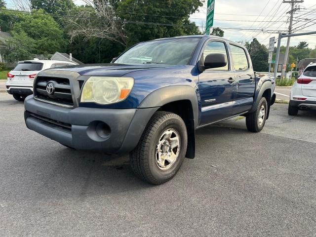 TOYOTA TACOMA DOU 2008 blue crew pic gas 5TELU42N58Z559797 photo #3